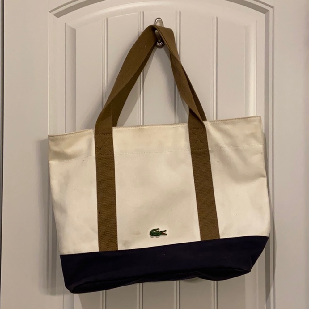 Lacoste Classic Canvas Tote
